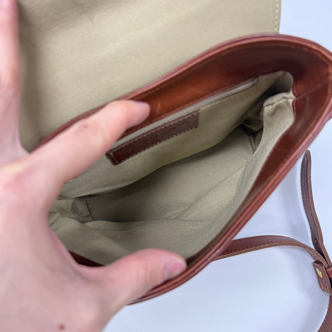 Margaret Howell saddle leather bag 상품이미지7