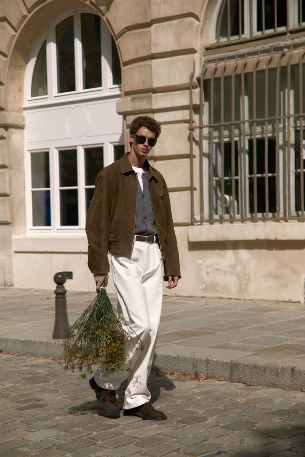 STU 고트 스웨이드 자켓 브라운 L 상품이미지2