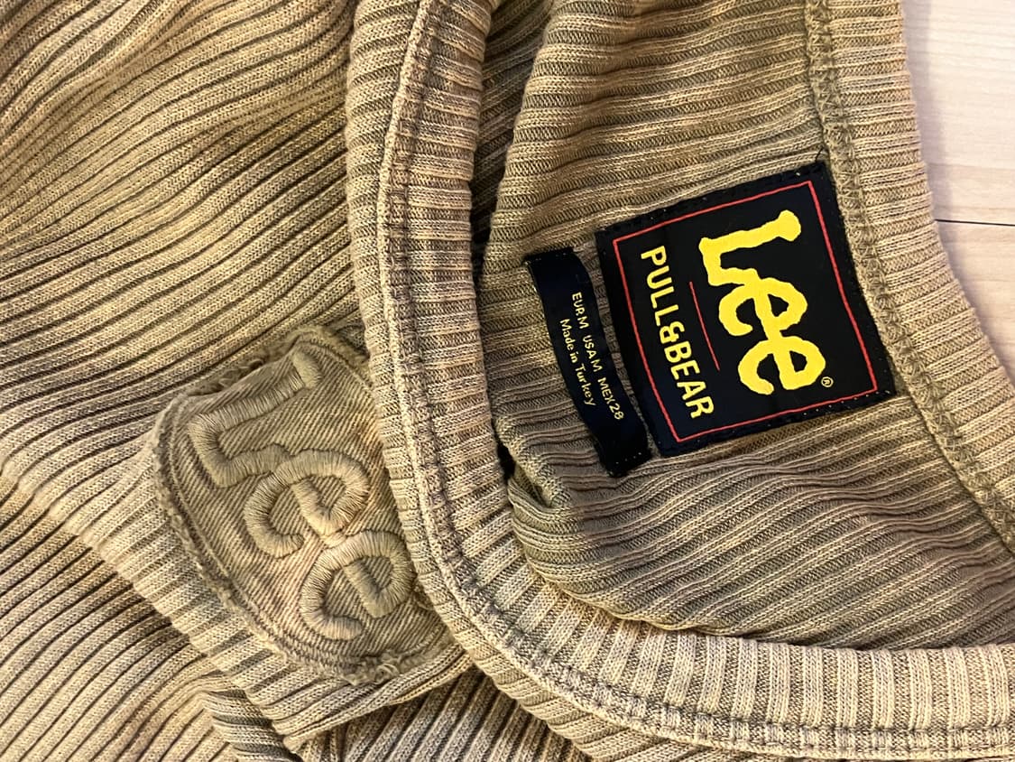 Lee x Pull&bear 골지 슬리브리스 상품이미지3