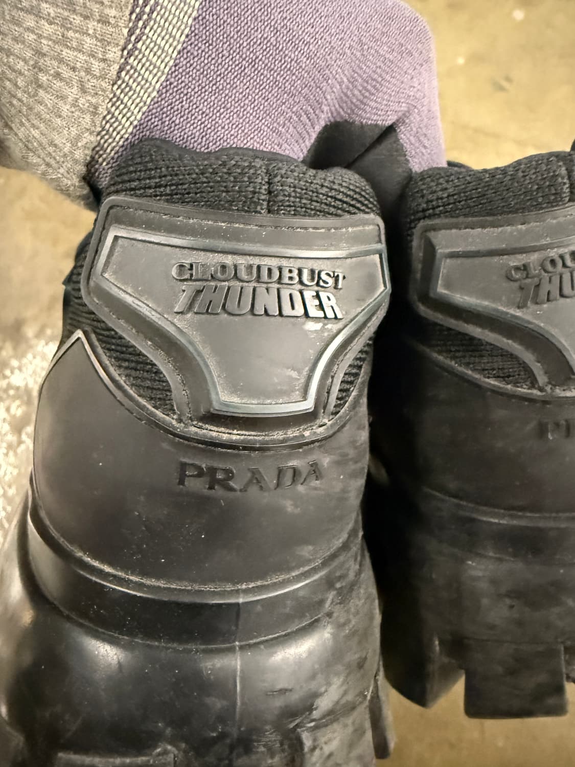 프라다 정품 클라우드버스트 썬더 스니커즈 블랙 9 상품이미지7