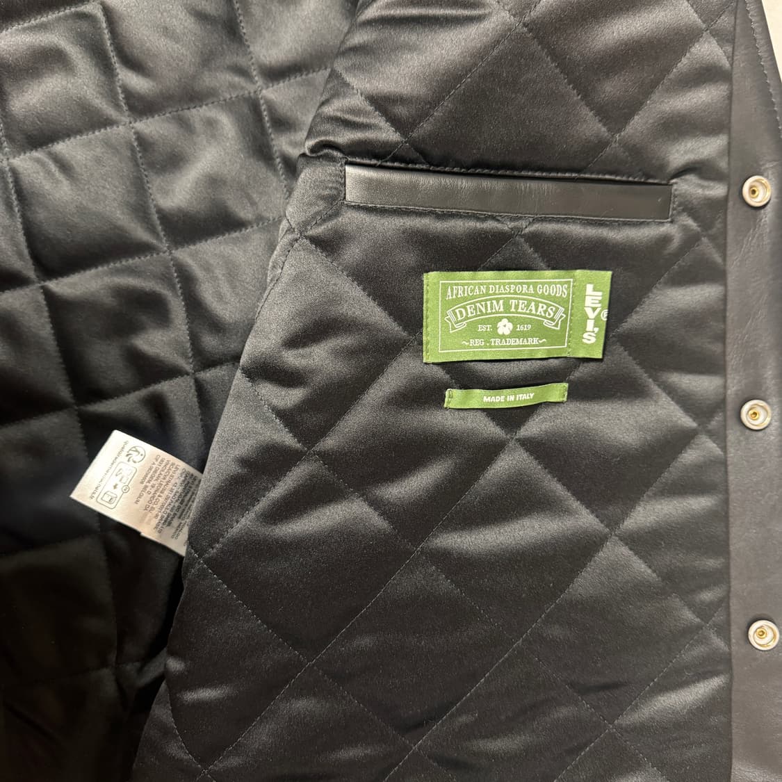 데님티어스 리바이스 레더 베스트 M 상품이미지4