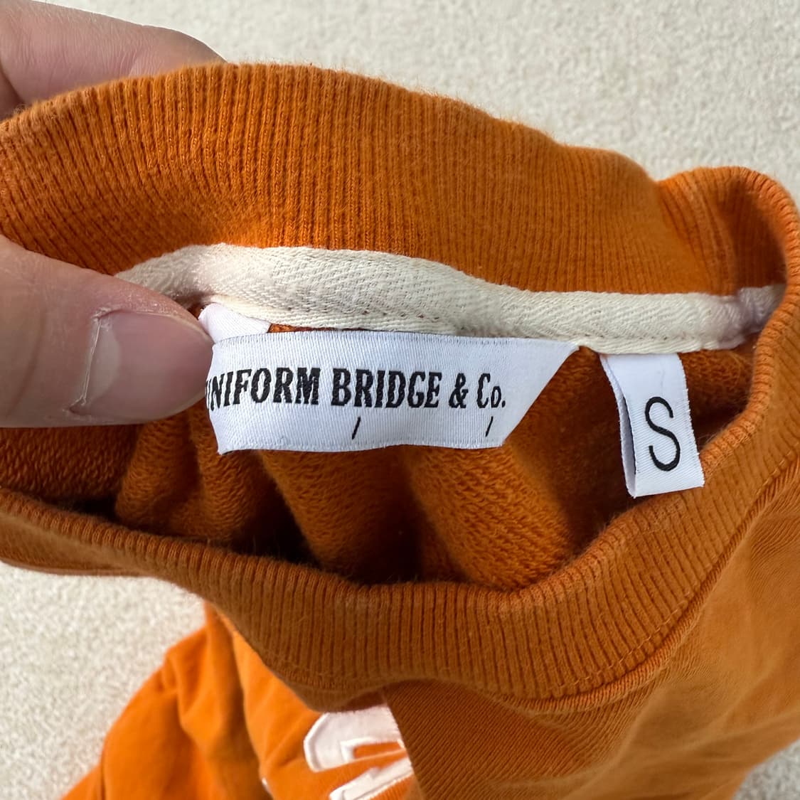 [S] 유니폼브릿지 1960 오렌지 맨투맨 1229T2 상품이미지3