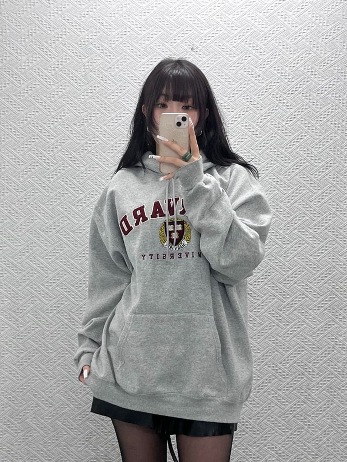 챔피온 올드스쿨 레트로 하버드 자수로고 후드티 XL C10931 상품이미지1