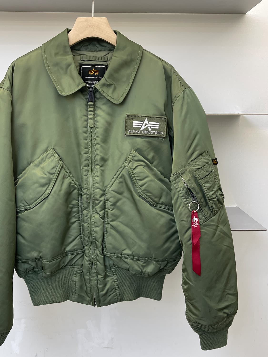 알파인더스트리 U.S.A.F CWU-45/P 플라이트 자켓 상품이미지3