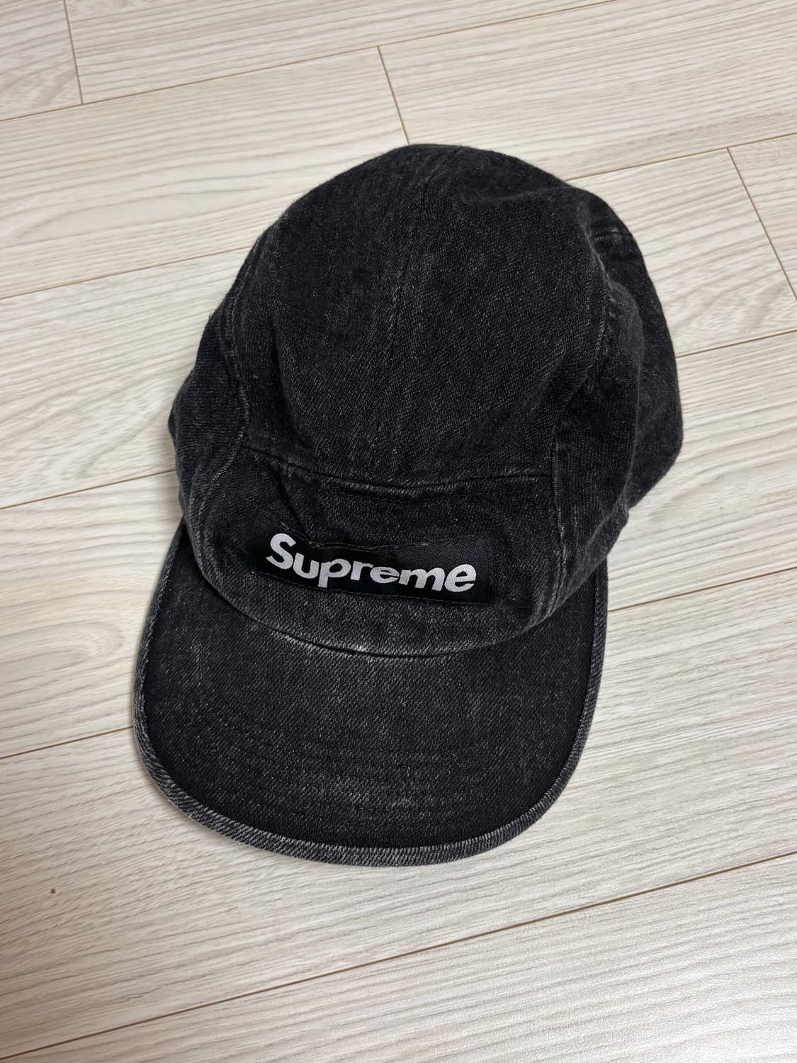 슈프림 데님 캠프캡 블랙 상품이미지1
