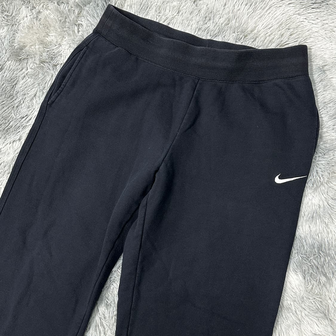 나이키 스우시 블랙 면 트랙팬츠 XL 상품이미지2