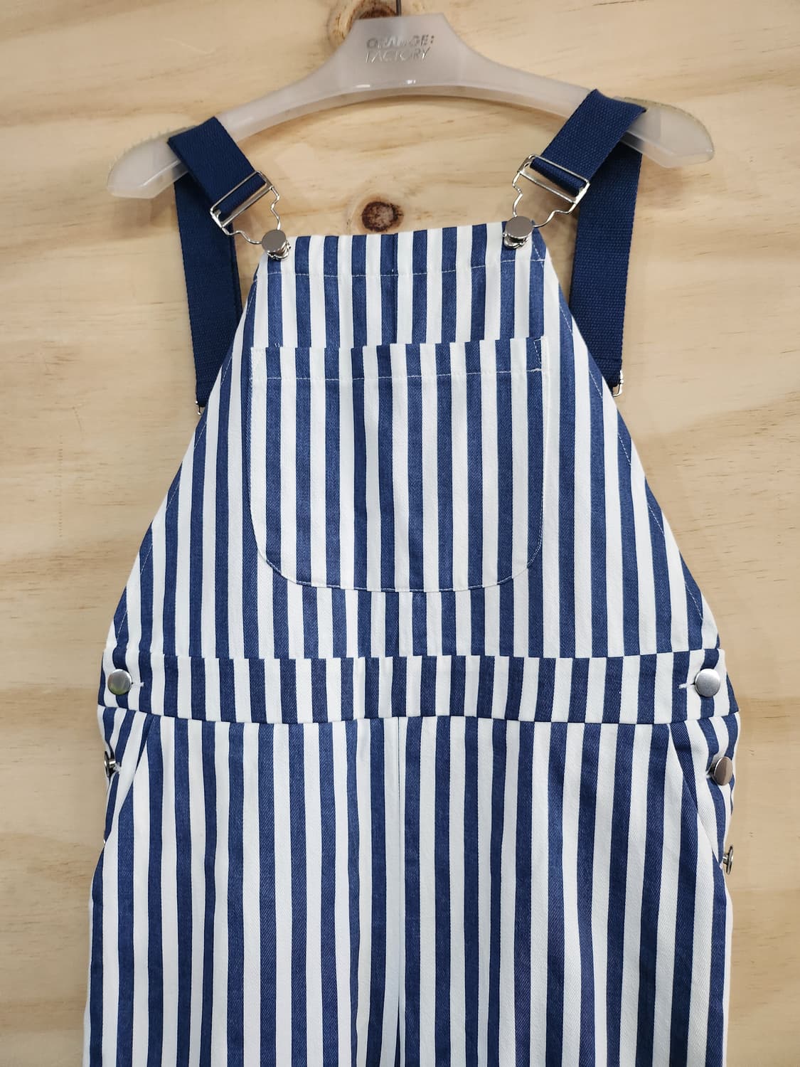 1037) 사이다 CIDER 스트라이프 멜빵 바지 상품이미지4