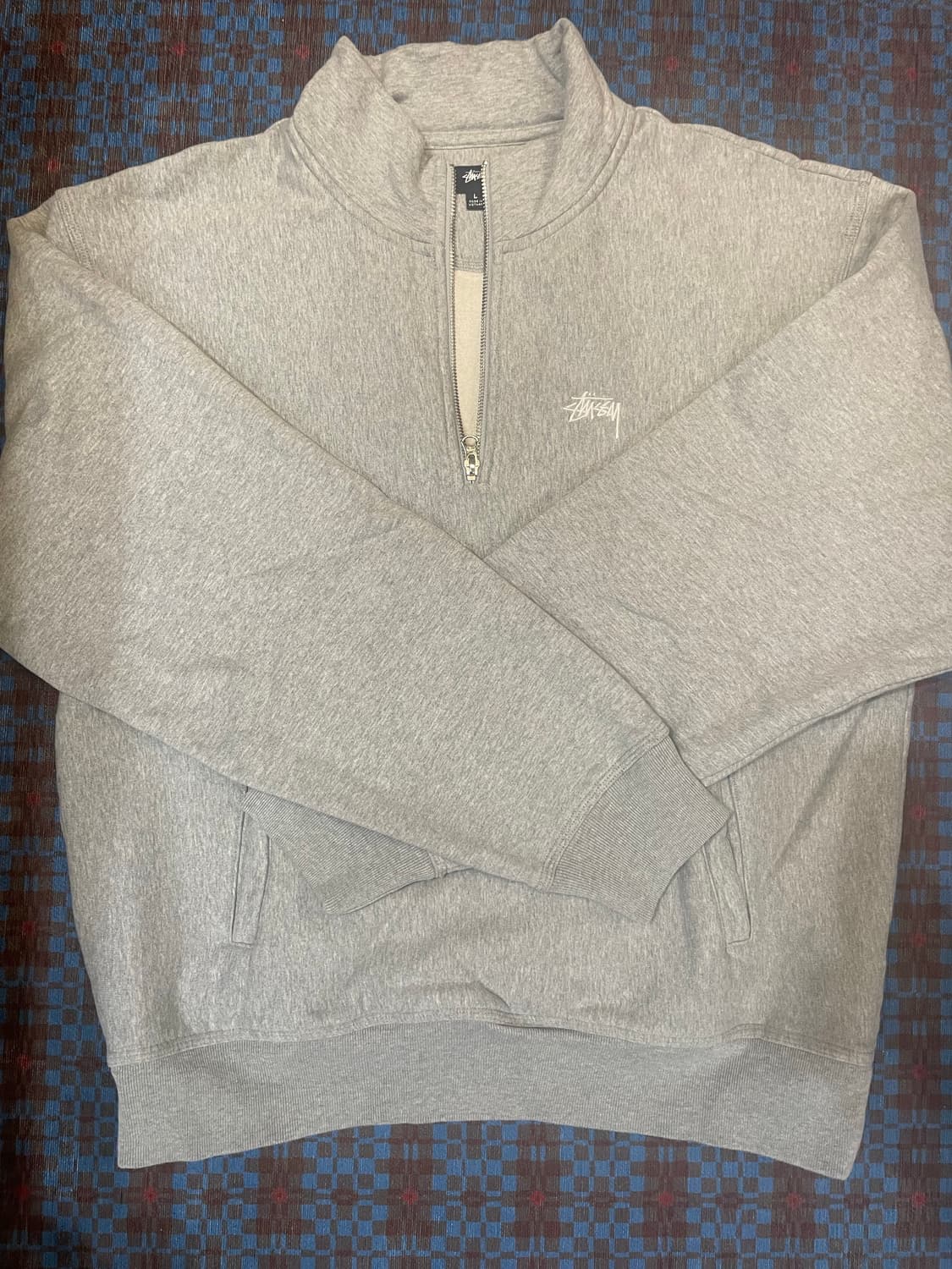스투시 overdyed stock 반집업 L 상품이미지2