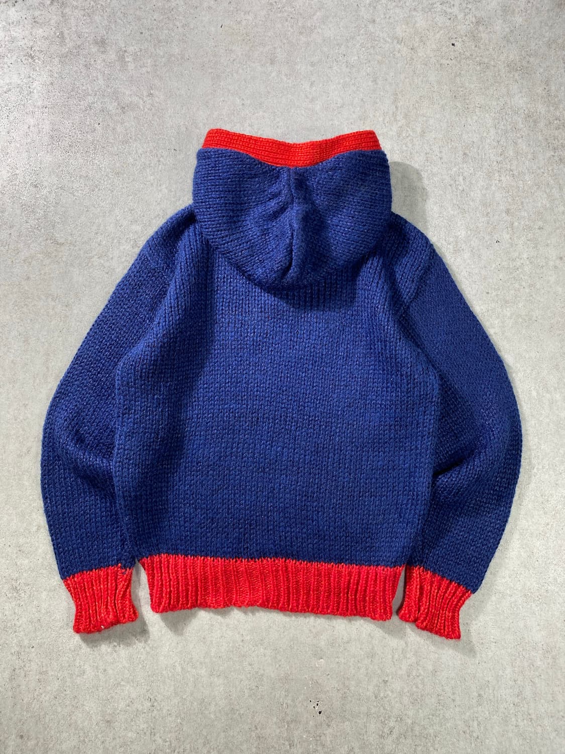 [L] 90s Vintage 빈티지 후드 핸드 니트 상품이미지4