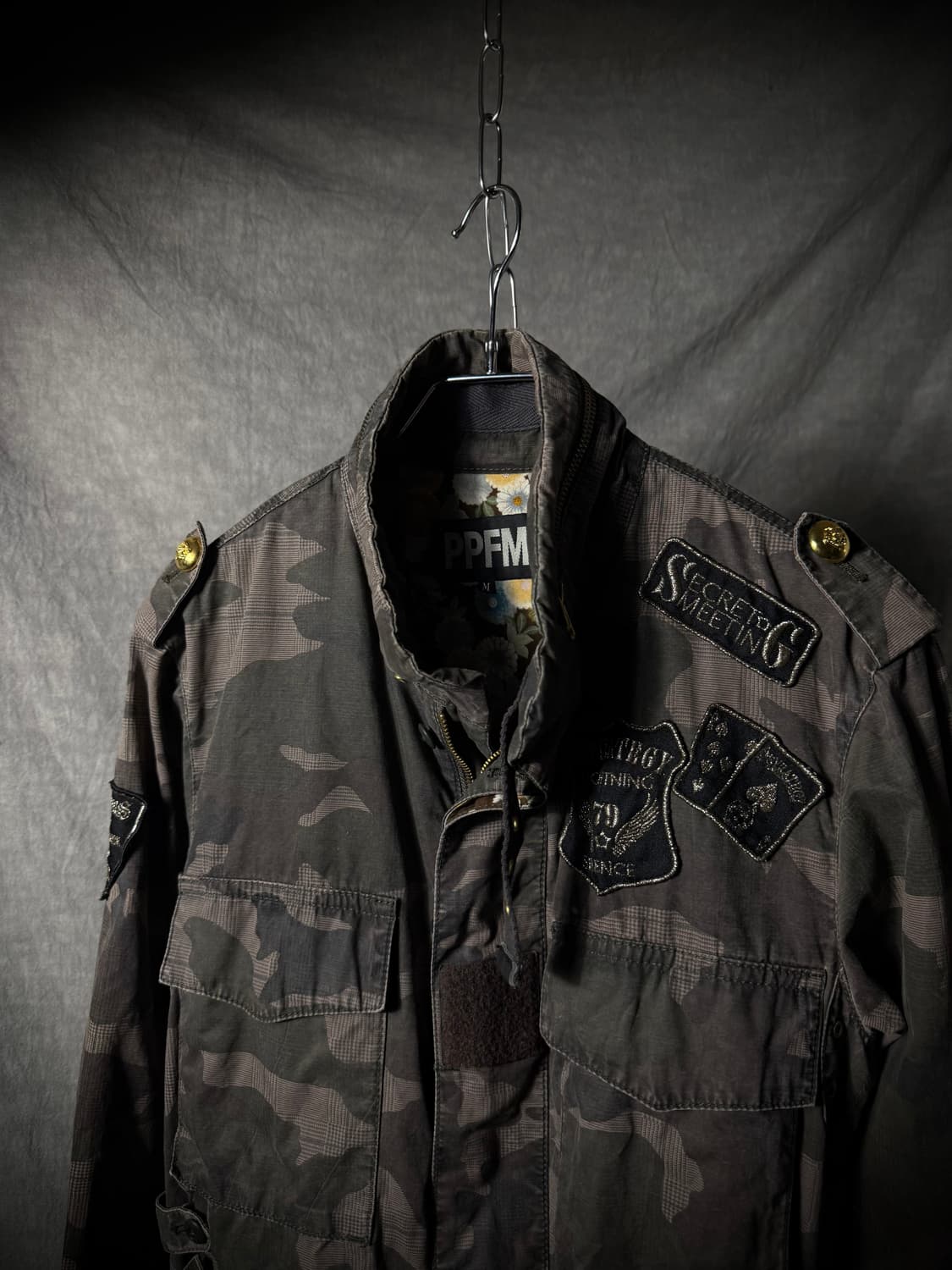 PPFM Military Patch Camo Field Jacket 상품이미지4