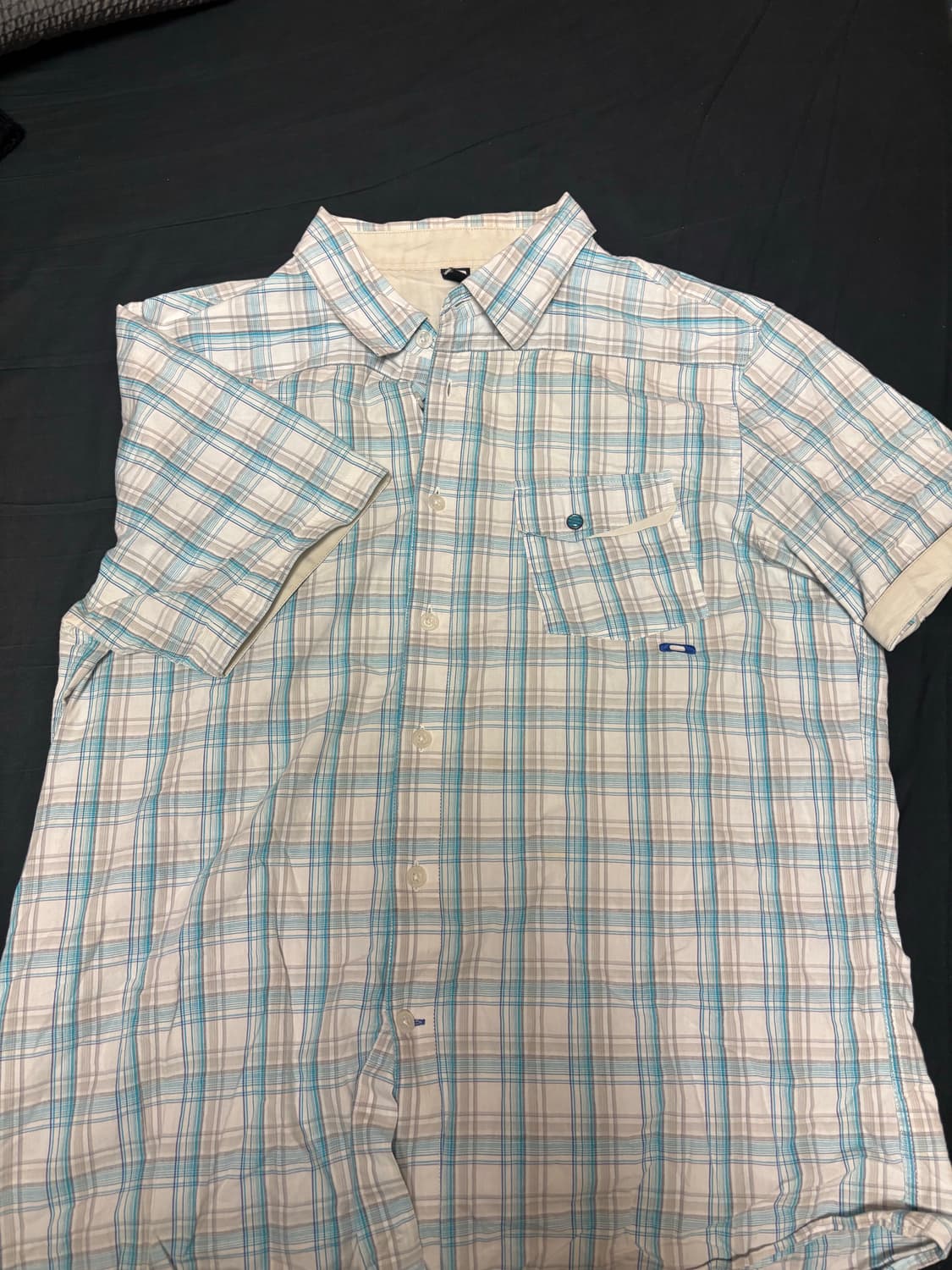 오클리 빈티지 체크 셔츠 s~m 상품이미지1