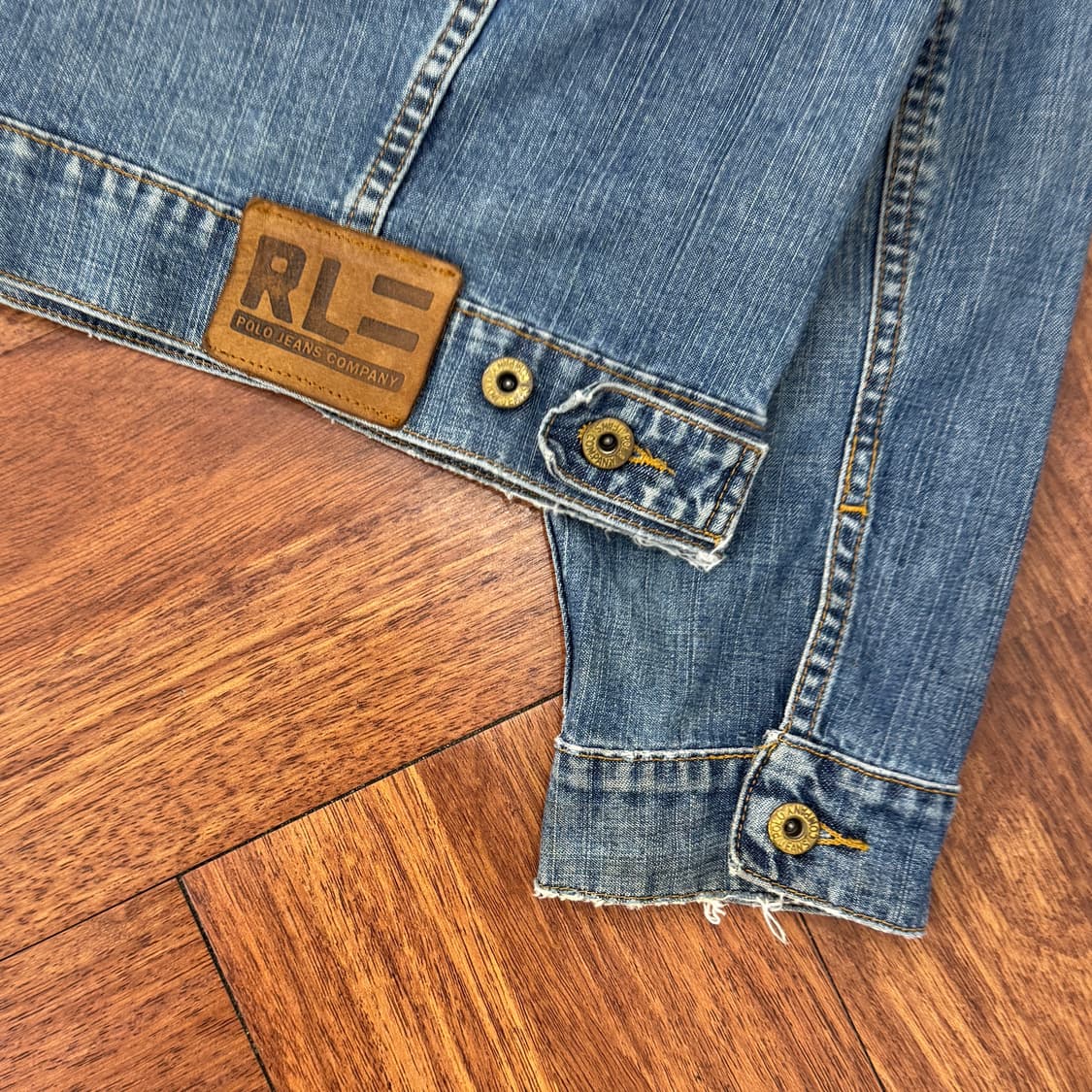 M(100) 폴로 랄프로렌 폴로 진스 성조기 90s 데님 자켓 상품이미지4