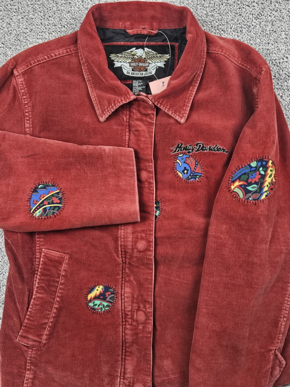 할리데이비슨 코듀로이 아플리케 커스텀 자켓 ( L ) / 10090 상품이미지6