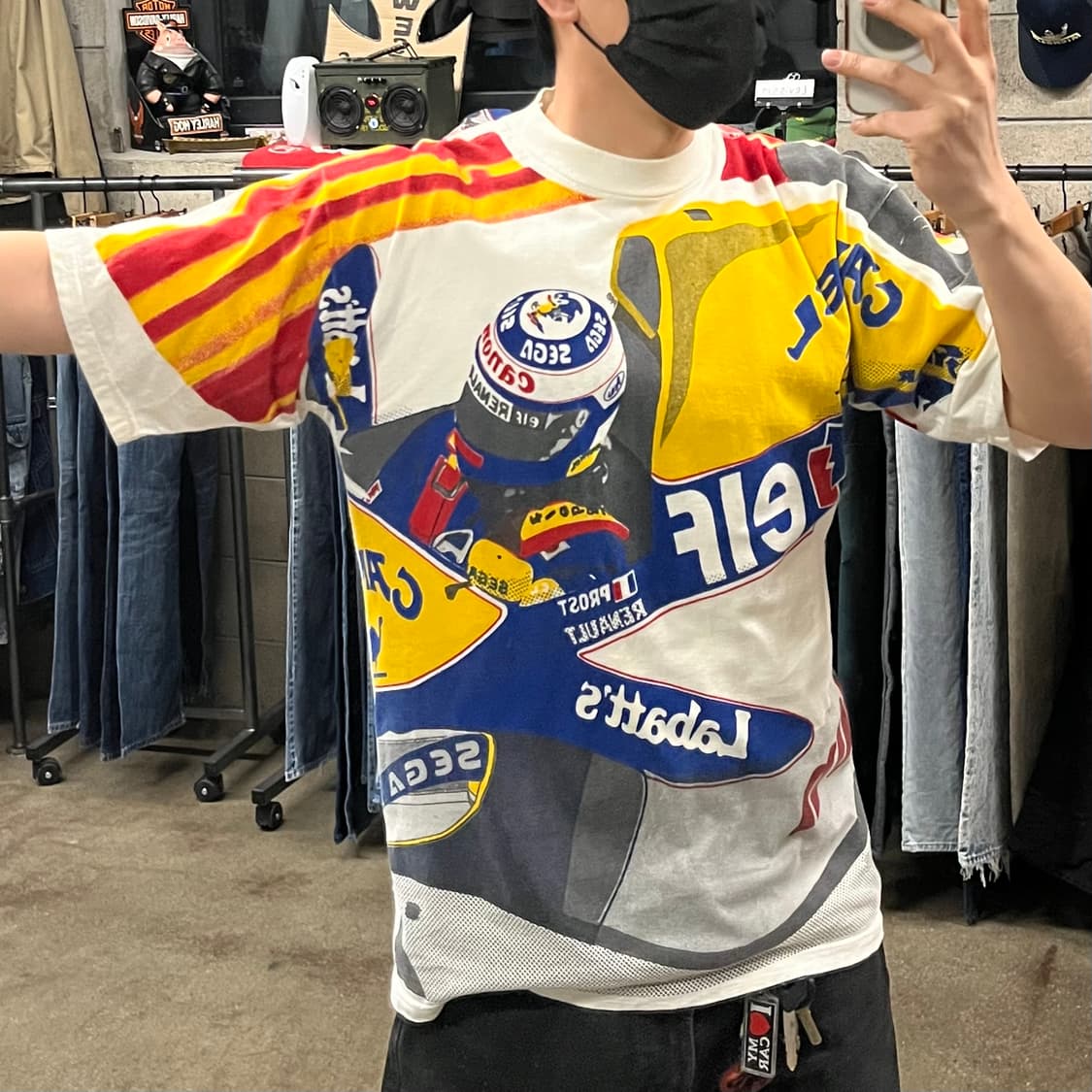 90s 빈티지 F1 레이싱 티셔츠 (100-105) 상품이미지8