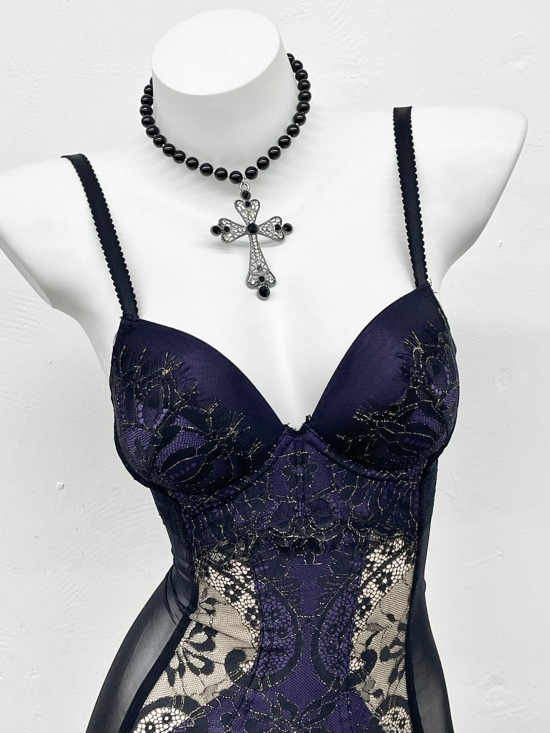 고딕 레이스 코르셋 상품이미지2