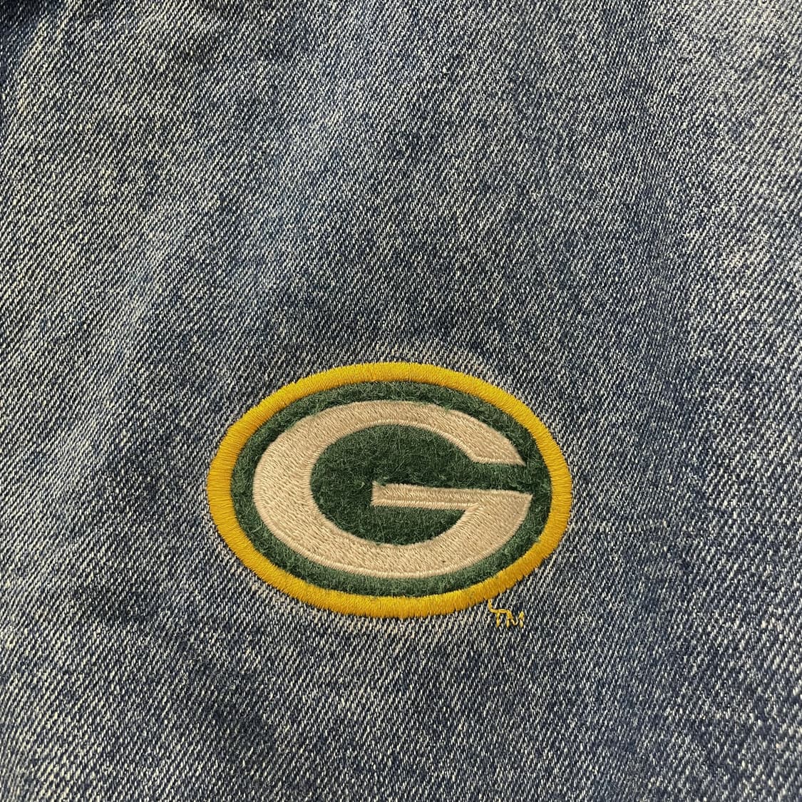 Lee 스포츠 그린베이 패커스 NFL 팀 데님 바시티 자켓 상품이미지5