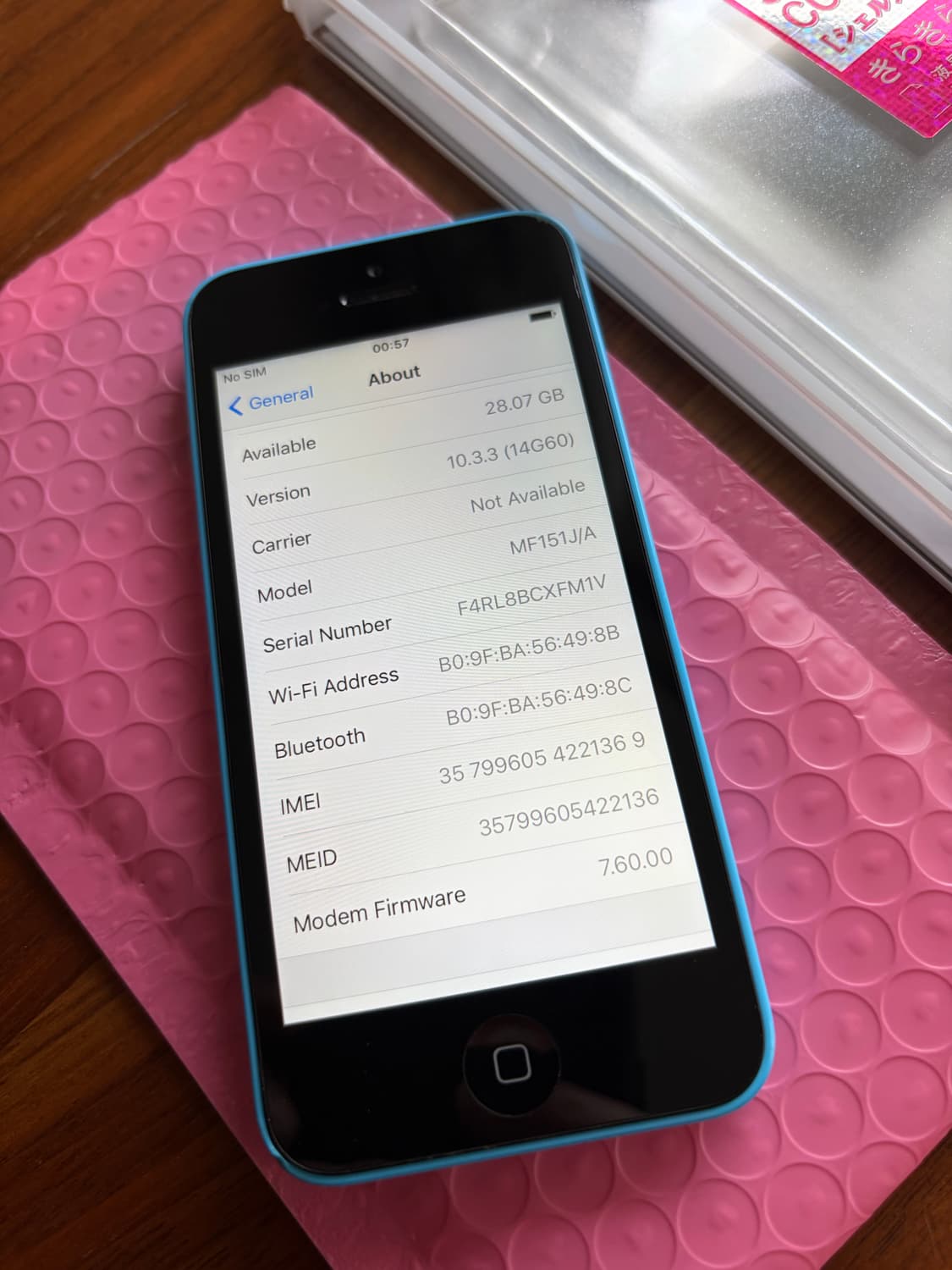 [5월6일 예약판매분] 아이폰 5c 블루 32기가 #1369 상품이미지3