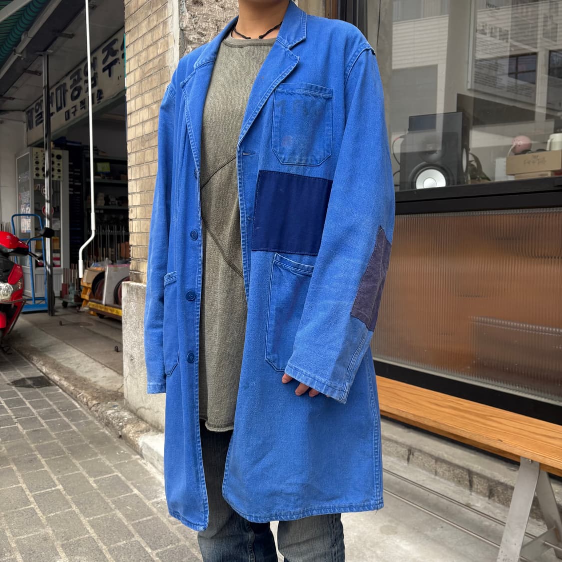 코네코 KONECO 프렌치 워크 패치 자켓 상품이미지2