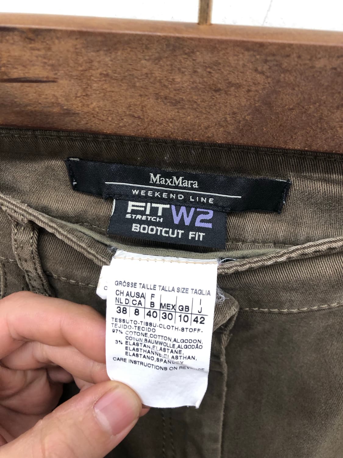 weekend 몰스킨 부츠컷 팬츠 상품이미지3