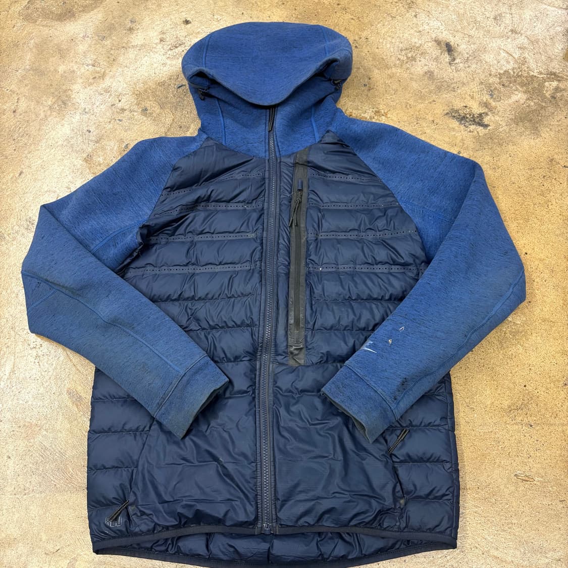 [정품/S,90] 나이키 테크 플리스 에어로로프트 패딩 집업 b17 상품이미지2