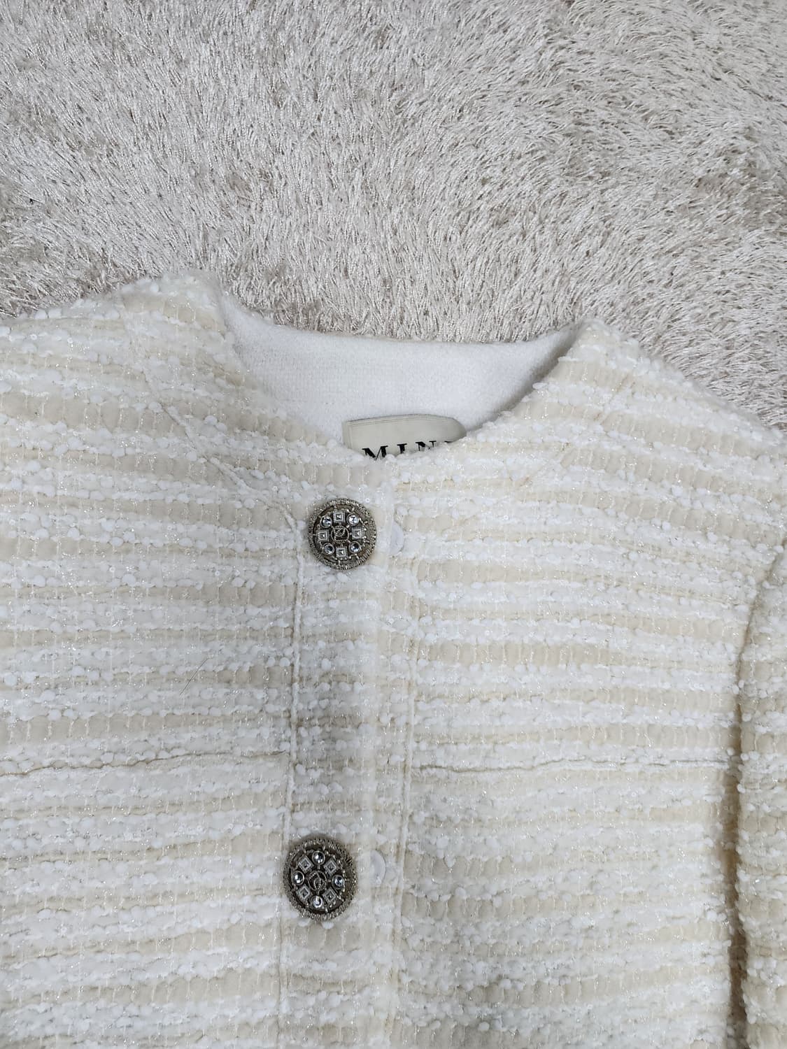 마인mine 크롭 트위드 아이보리 22 상품이미지2