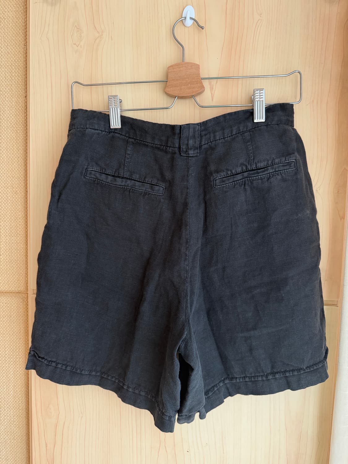 Massimo Dutti 린넨 반바지 검정 사이즈 36 상품이미지4