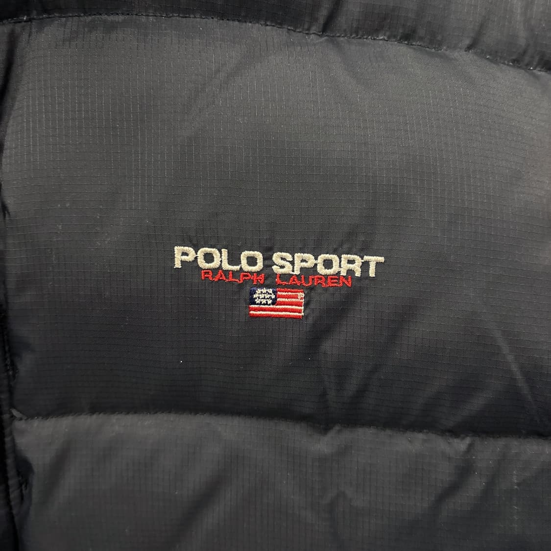 90s 폴로스포츠 테크니컬 텍스처 패딩 다운자켓 N165 상품이미지6