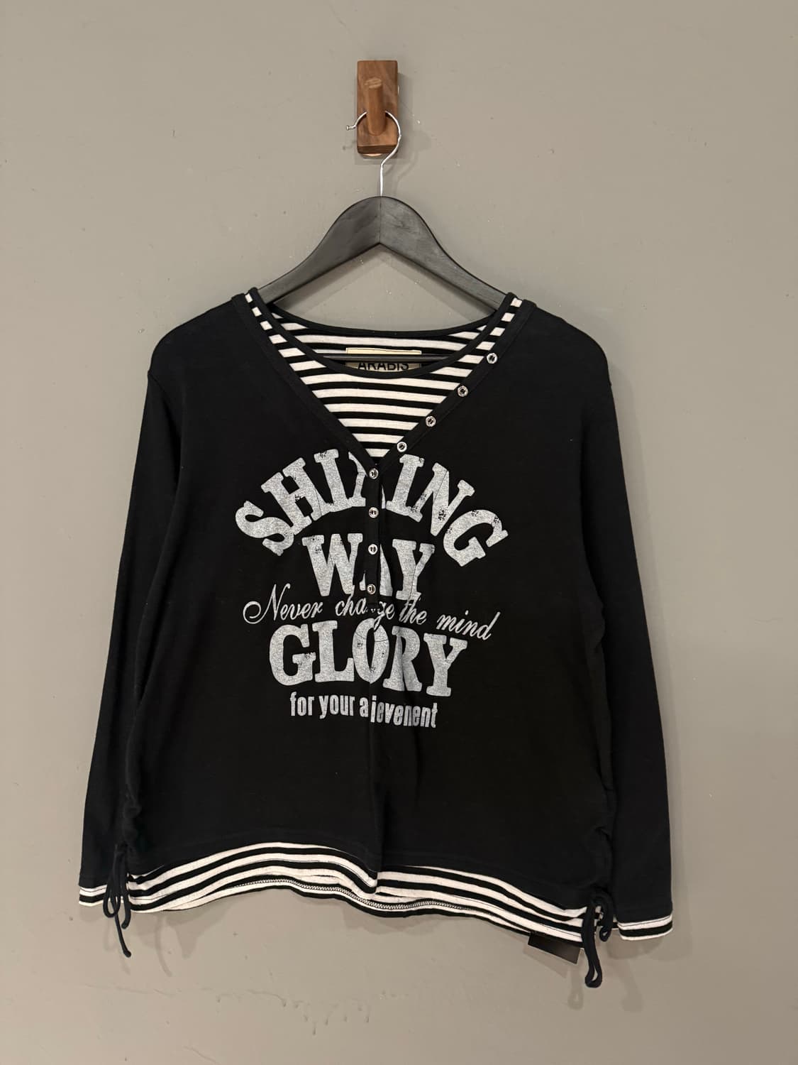 layered detail lettering long sleeve 상품이미지5