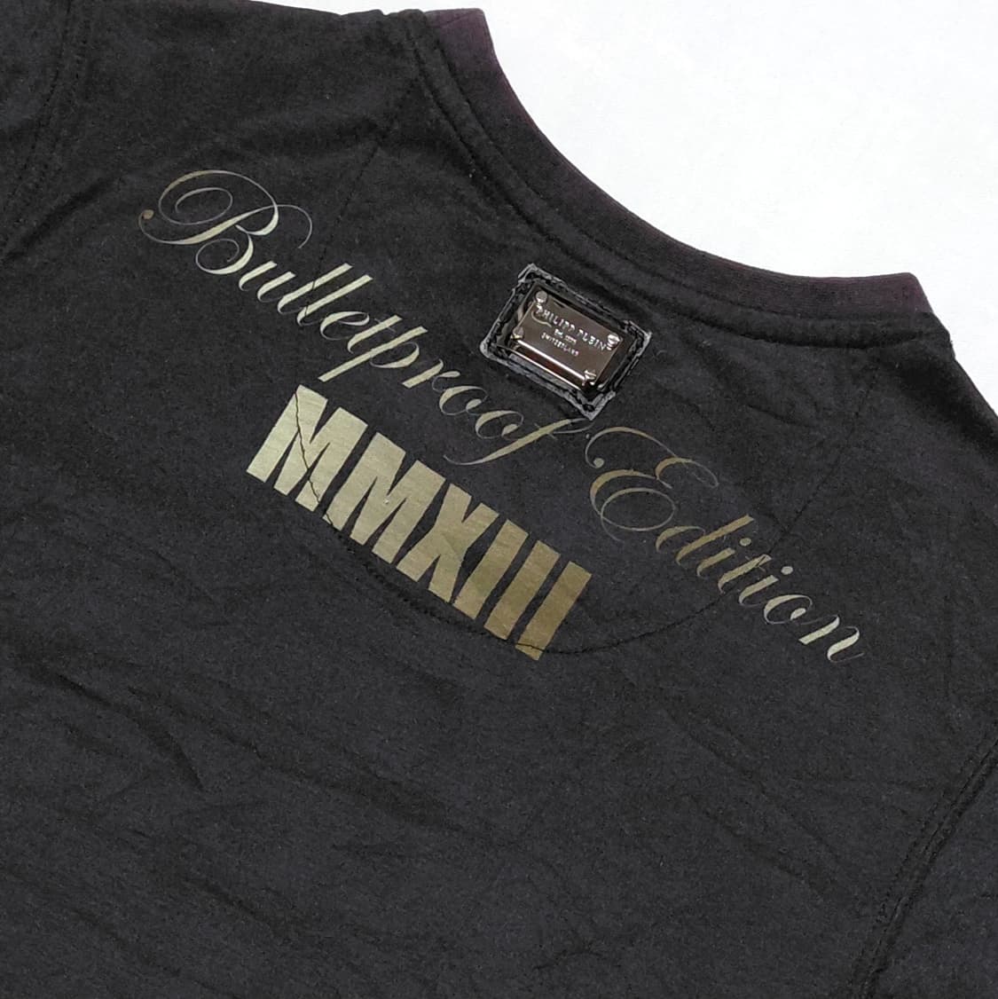 [S] Philipp Plein 불렛프루프 에디션 스컬 반팔 티셔츠 상품이미지7