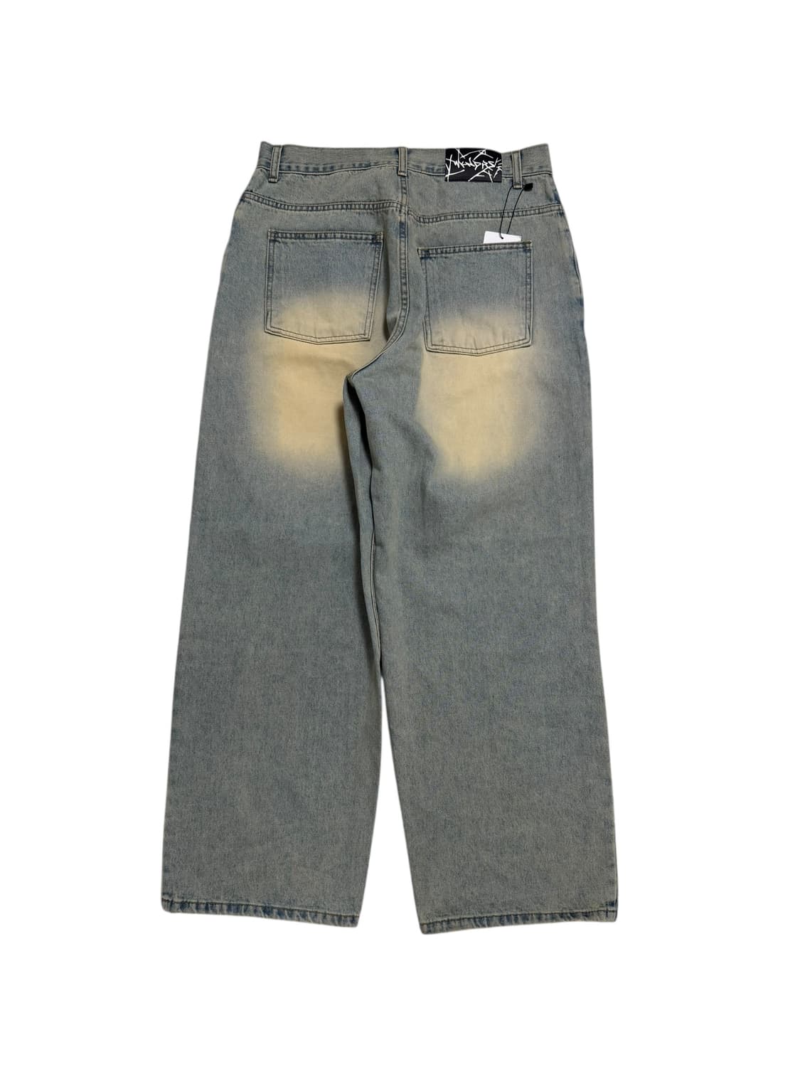 위캔더스 워시드 스컬 데님팬츠 상품이미지8
