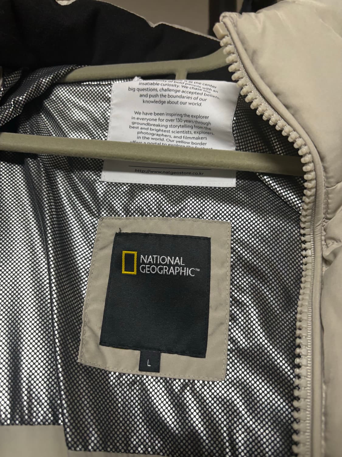 네셔널지오그래픽 숏패딩 판매 상품이미지3