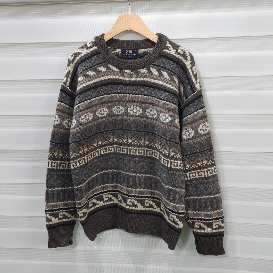 90s ALEXANDER 헤비울 니트 스웨터- 우먼L 상품이미지1