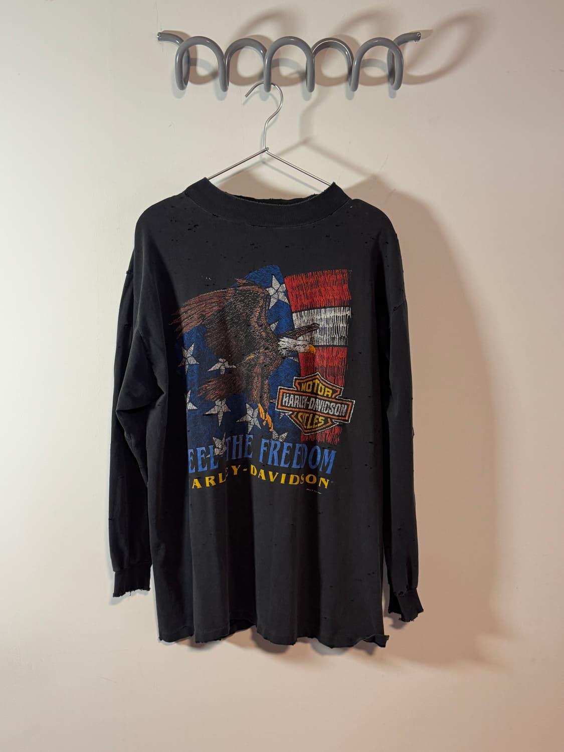 Harley davidson hard faded long sleeve 상품이미지1