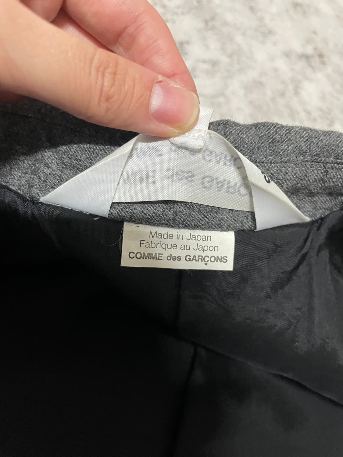 꼼데가르송 양면 자켓 s사이즈 상품이미지5