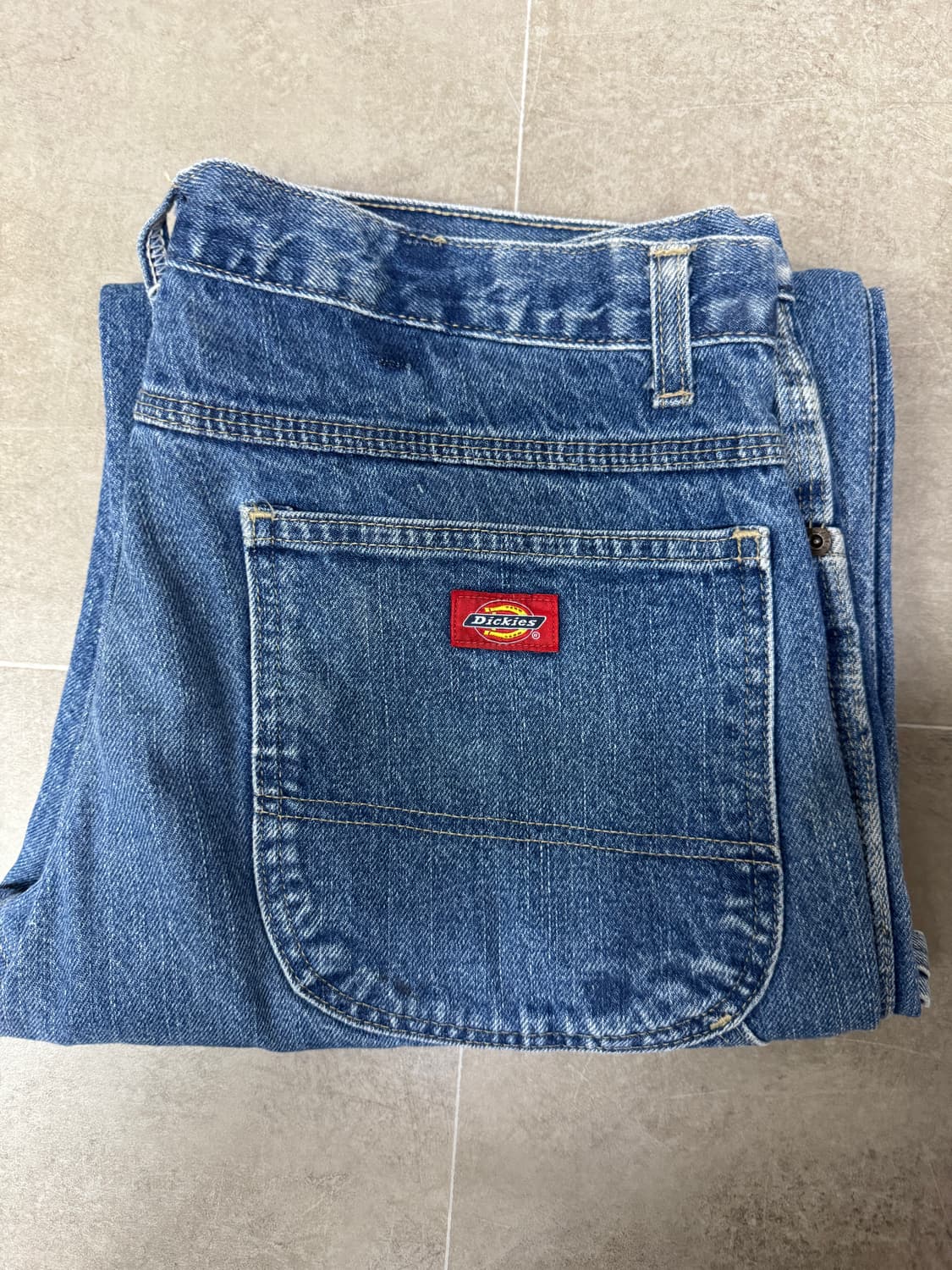 [빈티지] 디키즈(Dickies) 데님 카펜터 워크 팬츠 (중청) 상품이미지1