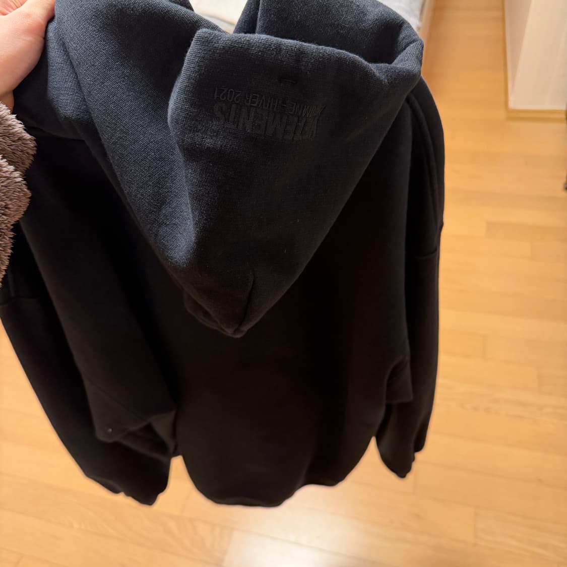 베트멍 오버핏 유니콘 후드티 XS 상품이미지3