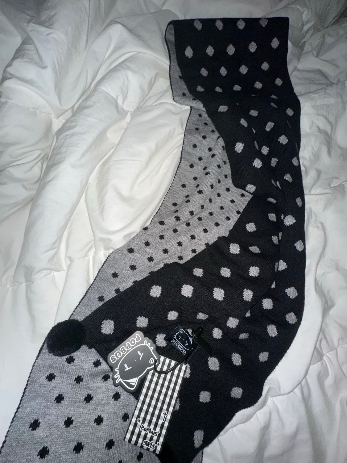 popbus 도트 목도리 상품이미지1