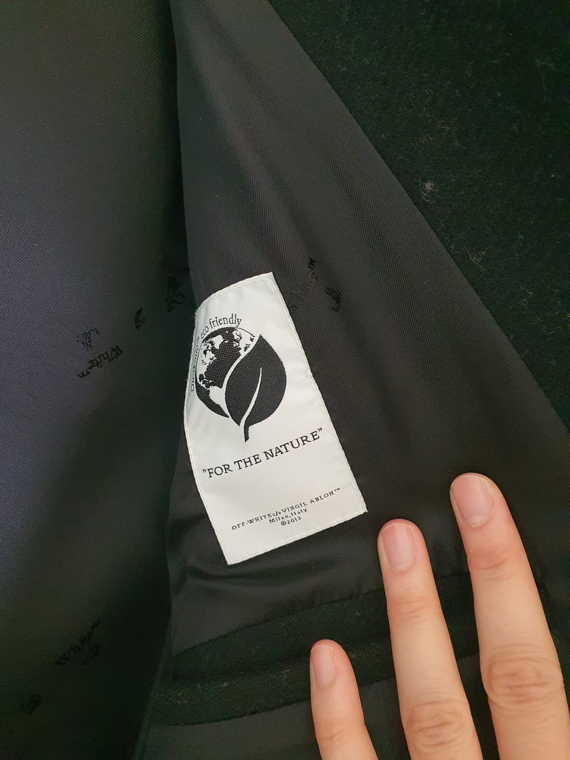 오프화이트 디아그 바시티 남성 봄버자켓 상품이미지6