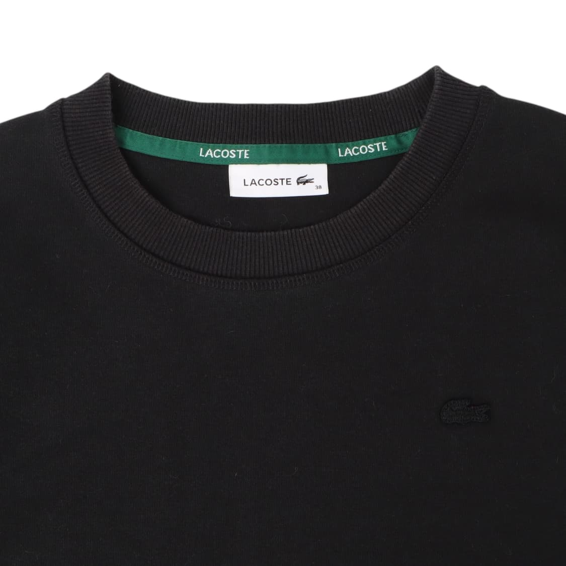 라코스테 블랙 쉐도우 로고 코튼 스웻셔츠 상품이미지2