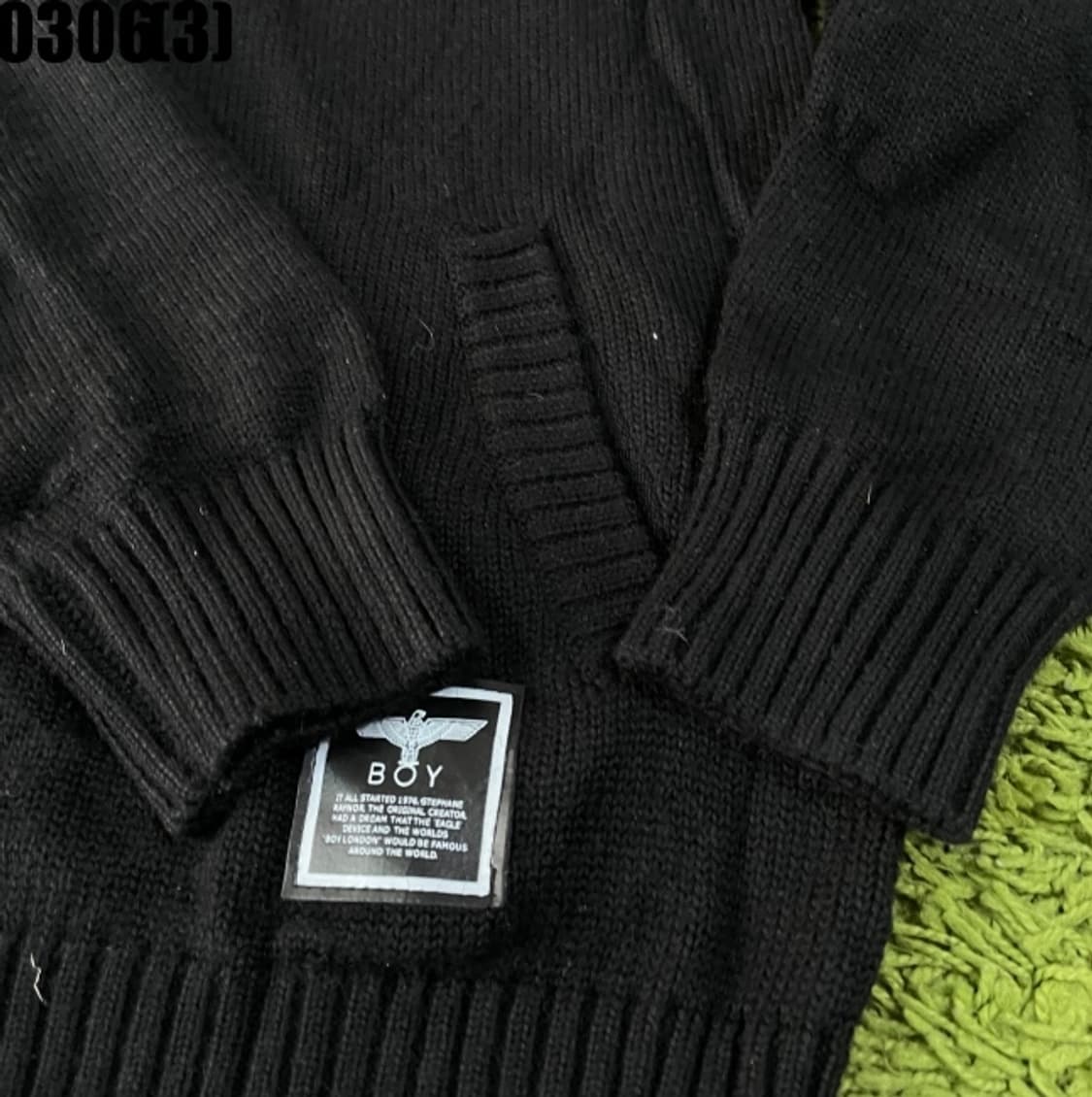 보이런던 니트 집업 자켓 상품이미지4