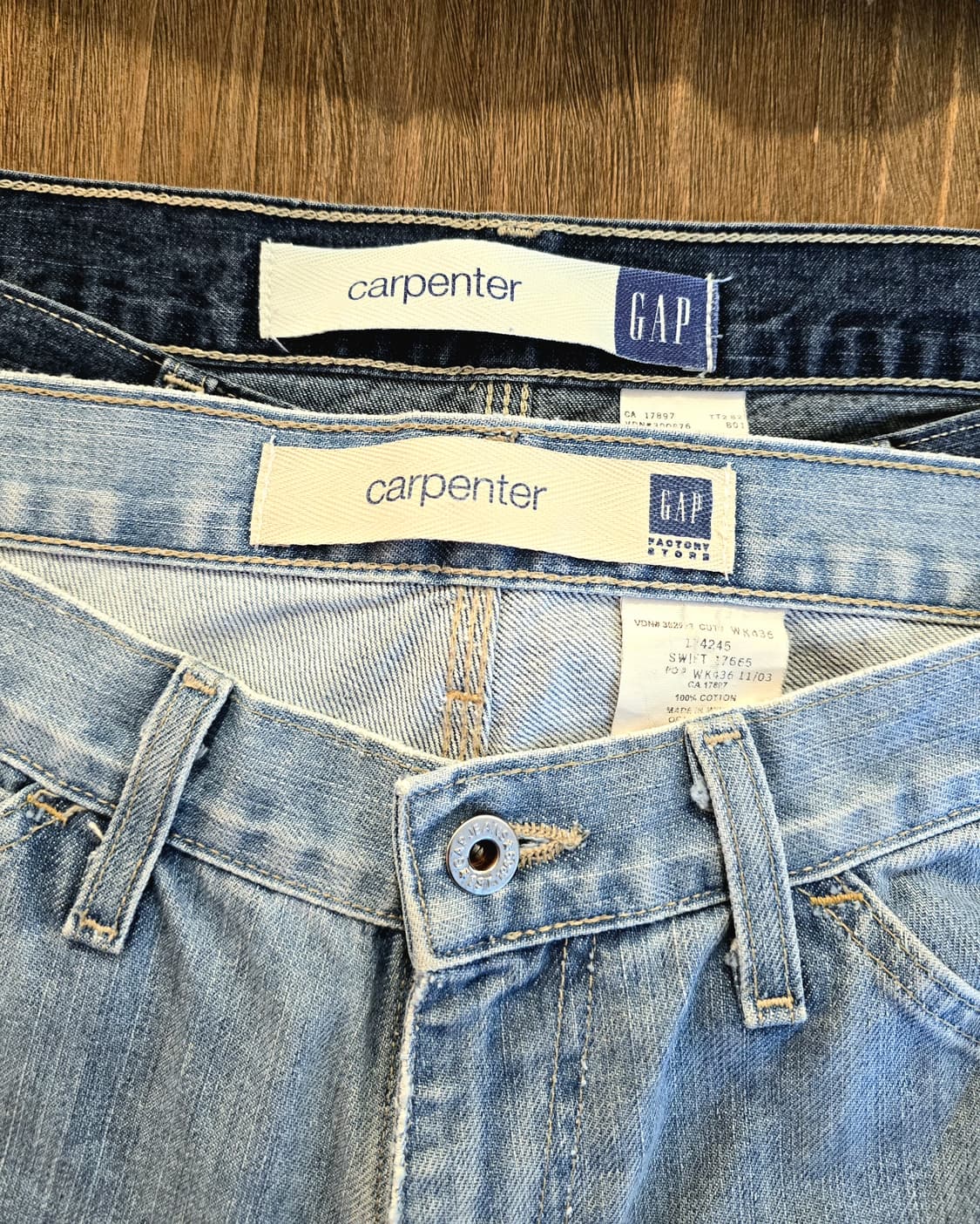 Old GAP 카펜터 데님 팬츠 라이트 블루 (Carpenter) 상품이미지3
