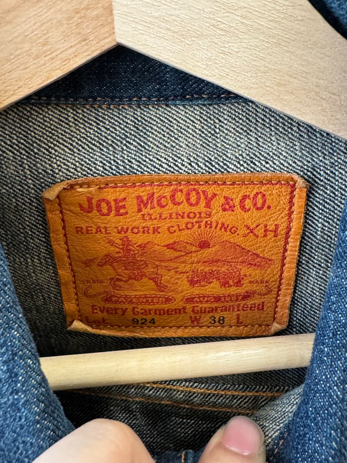 리얼맥코이 조맥코이 2세대 데님자켓 상품이미지3