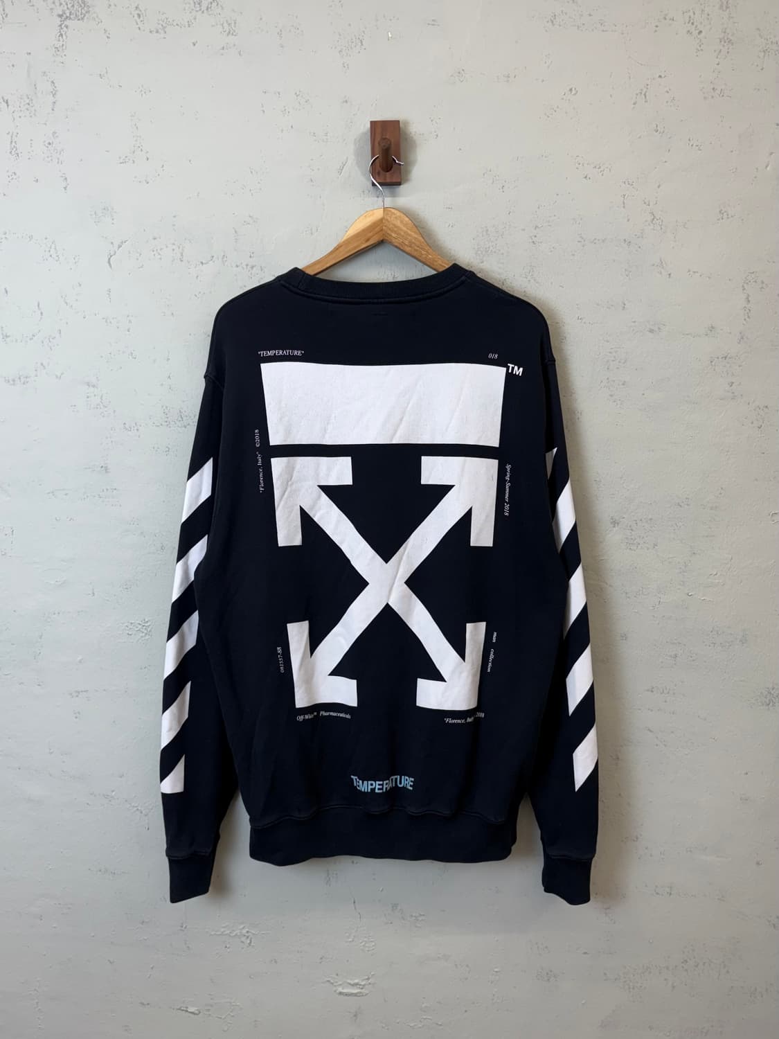 오프화이트 18SS 모나리자 프린팅 맨투맨 상품이미지2