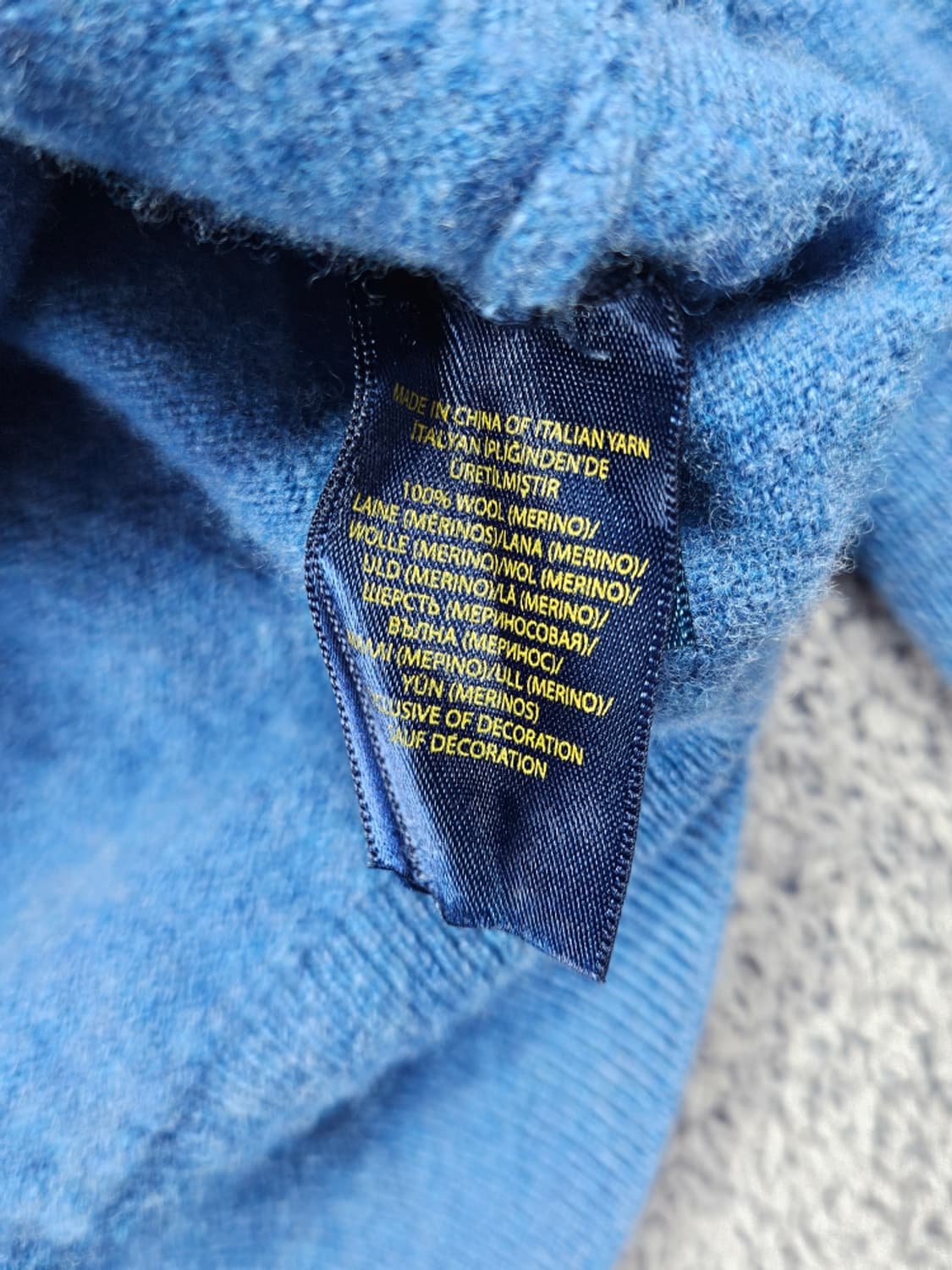 폴로랄프로렌 브이넥 베이직 니트 스웨터 ( L ) / 11695 상품이미지10