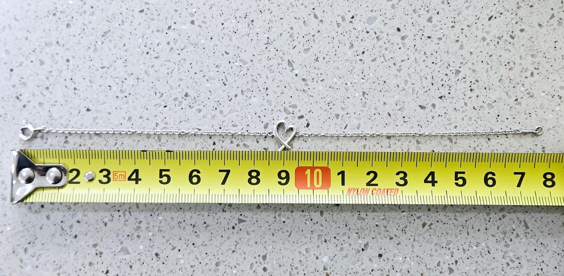 티파니앤코 러빙하트 팔찌 실버 M사이즈 17.8cm [정품/풀구성] 상품이미지5