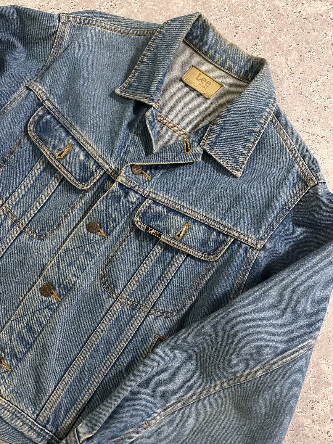 90s Lee 라이더스 연청 데님 트러커 상품이미지1