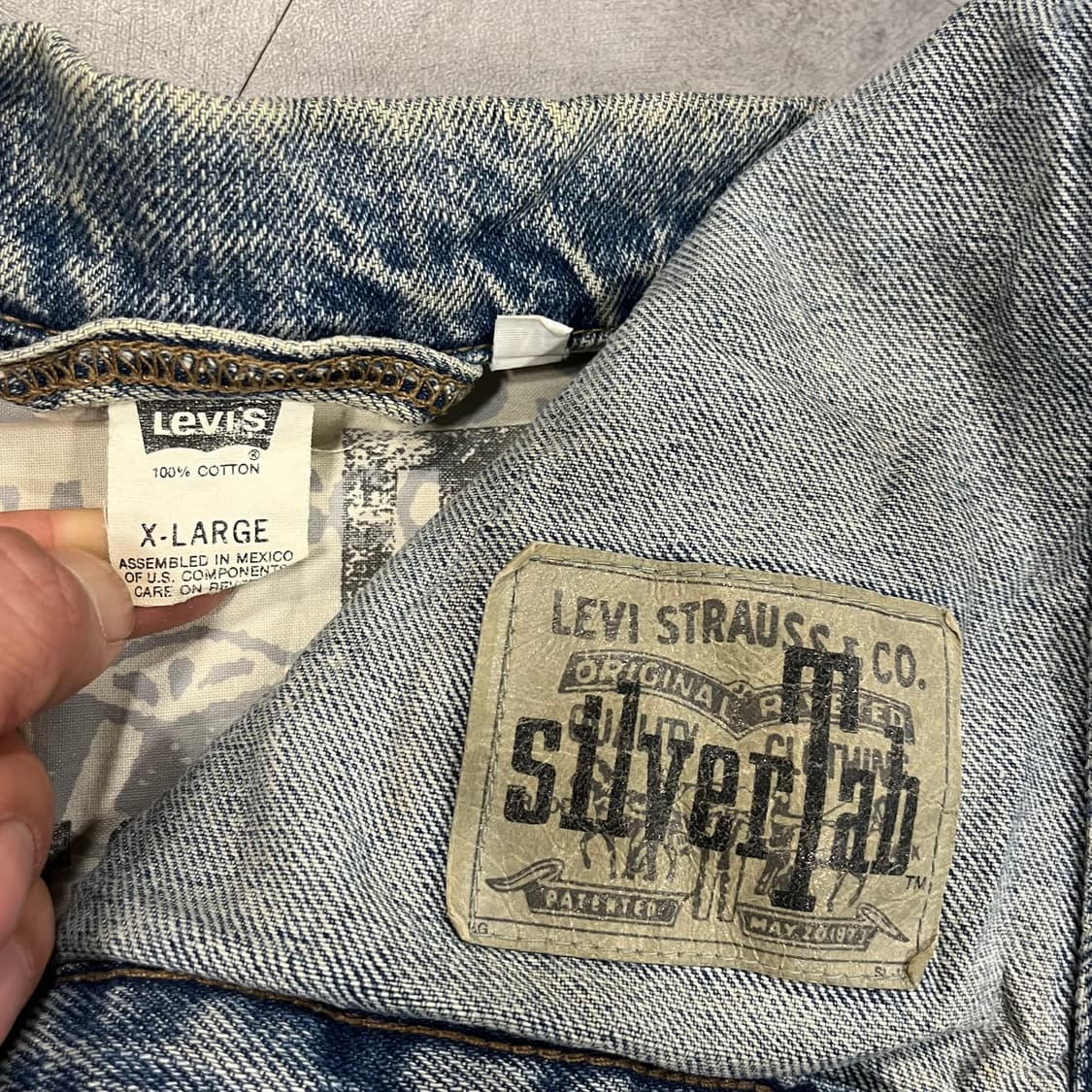 90s 리바이스 실버탭 데님 자켓 (110) 상품이미지8