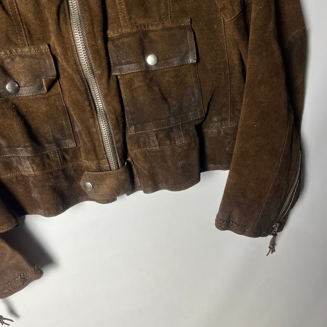 [JPN] 빈티지 투포켓 웨스턴 스웨이드 자켓 상품이미지4