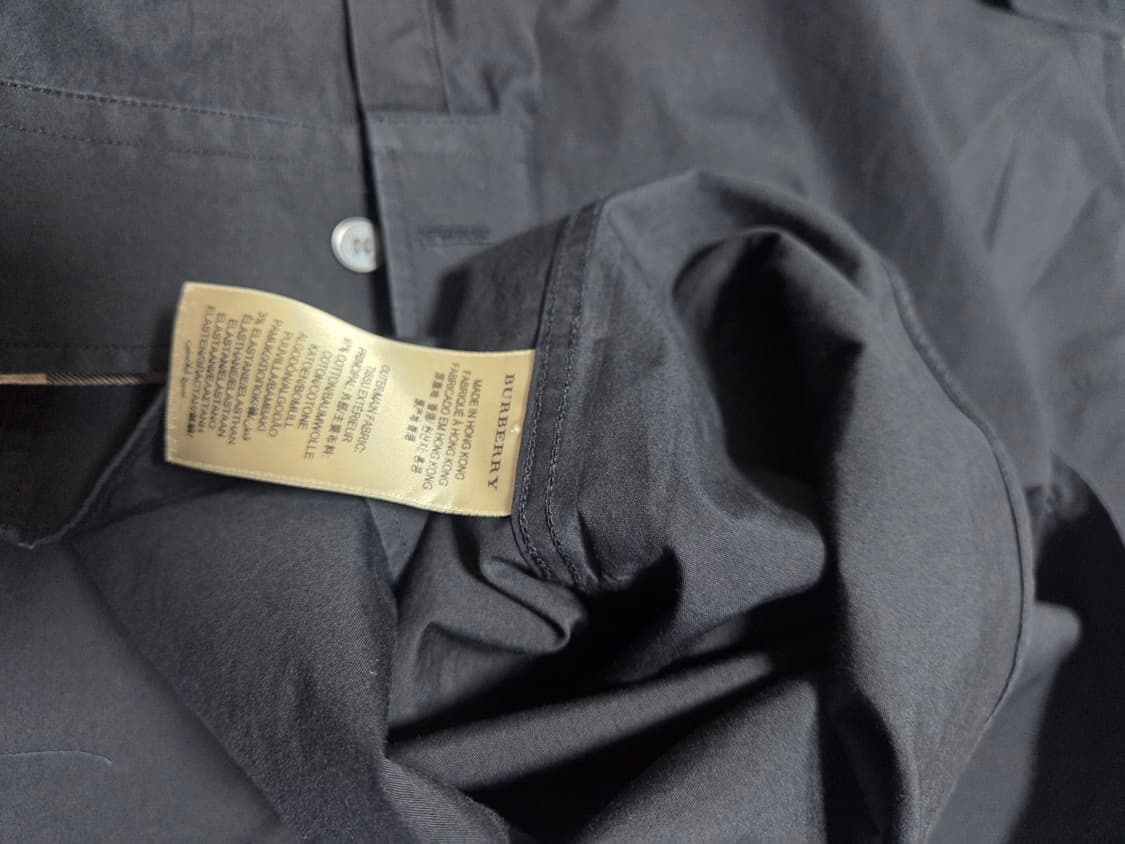버버리 셔츠/2XL/블랙(8) 상품이미지4