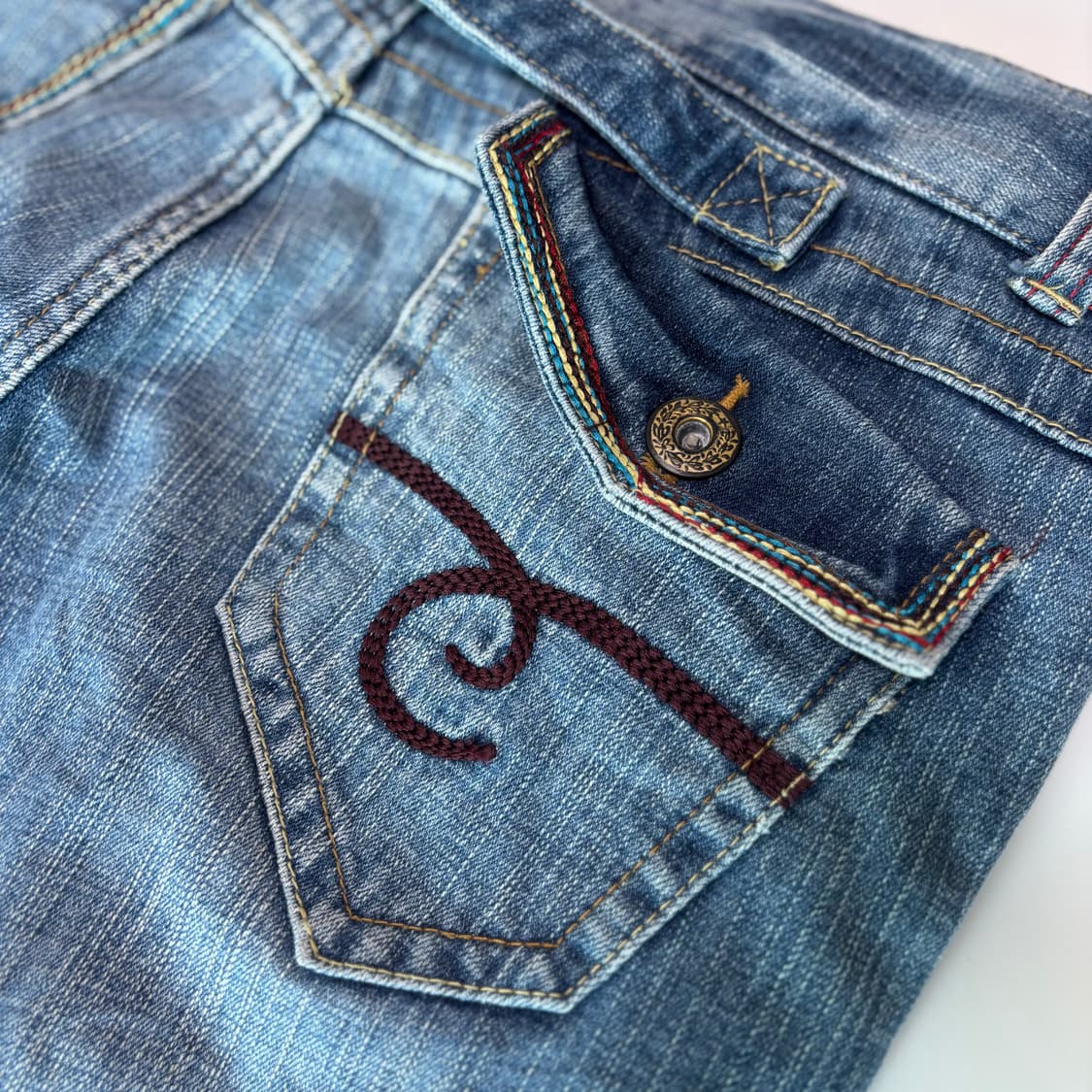 오리진 프리미엄(Oririn Premium) 언밸런스 포켓 디테일 데님 상품이미지3